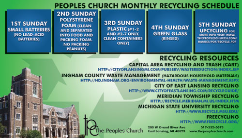 The People's Church ptermclean design magnet