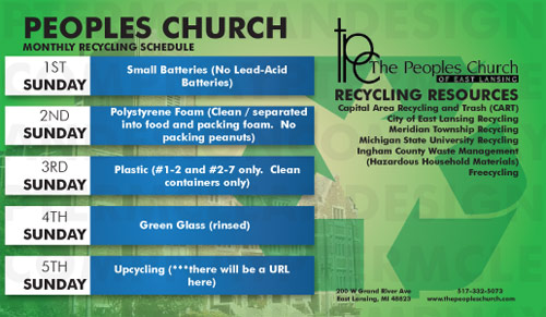 The People's Church ptermclean design magnet